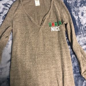 Pink Christmas night shirt